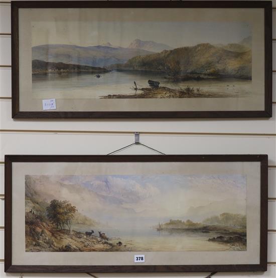 R. Cooper Lake scenes 9 x 27in.